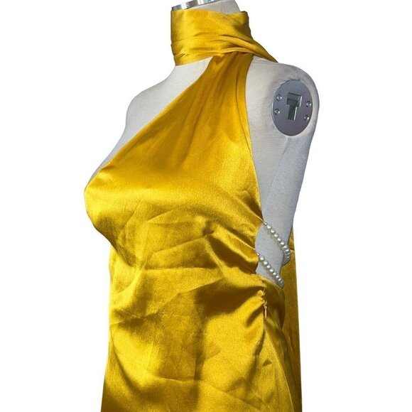 NWT Khalil’s Kara yellow maxi dress - Picture 6 of 11